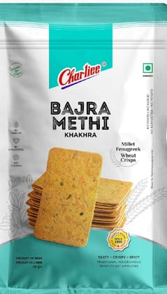 Charliee Bajra Methi Khakhra, 150 gm (1354) Charliee Bajra Methi Khakhra, 150 gm (1354)