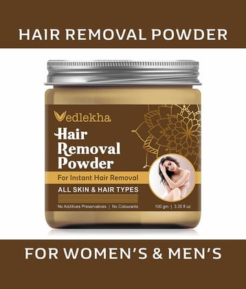 Vedlekha Premium Hair Removal Powder -For Easy Hair Hair Removal Powder Removal Without Pain 100 g