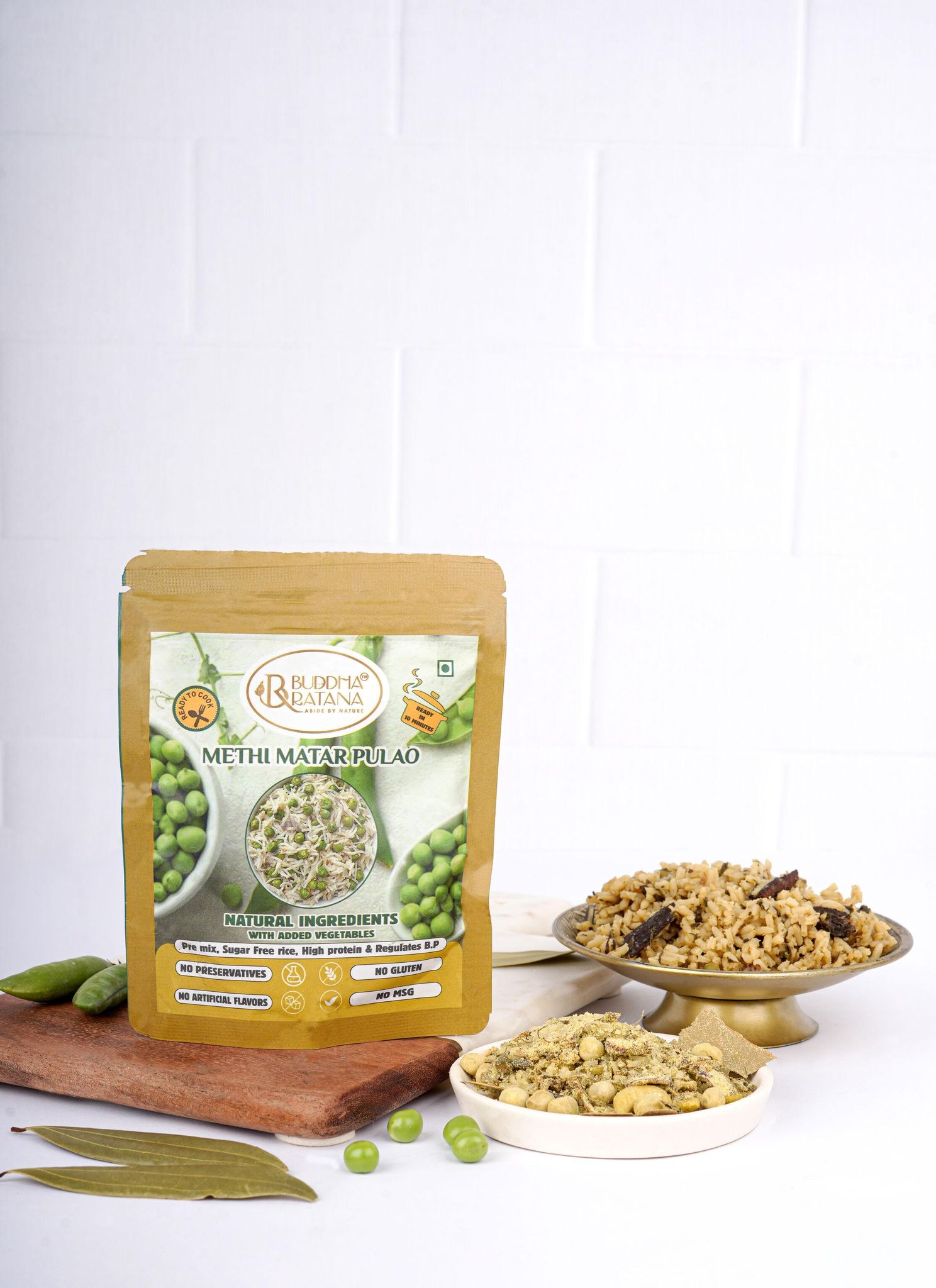 BUDDHA RATANA Methi Matar Pulao