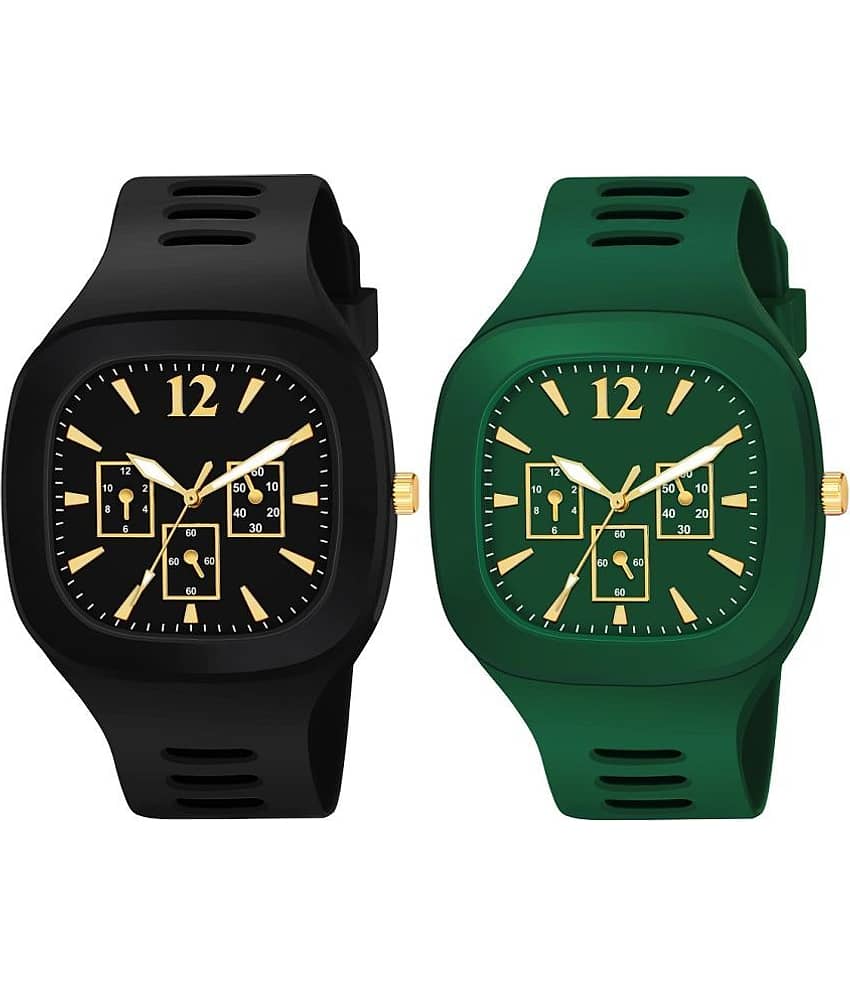 Hala - Multicolor Silicon Analog Men's Watch