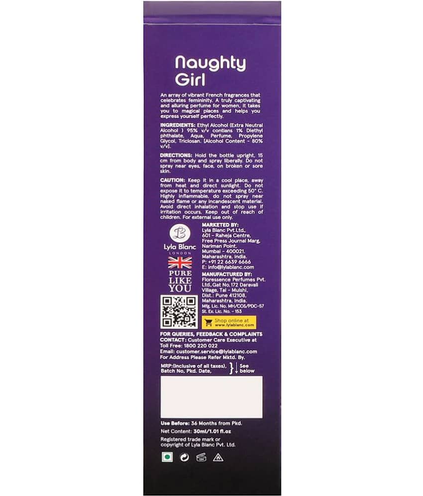 Naughty Girl EDP Purple Quartz Perfume for Women -  30ml