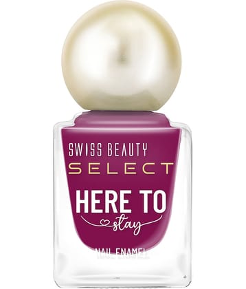 Swiss Beauty Magenta Glossy Nail Polish 12 ( Pack of 1 )