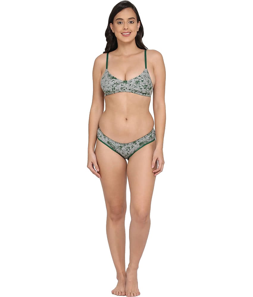 Elina Cotton Bra and Panty Set