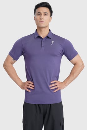 Polo T-shirt Purple-S