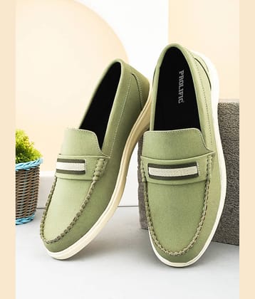 Prolific Green Men's Slip on