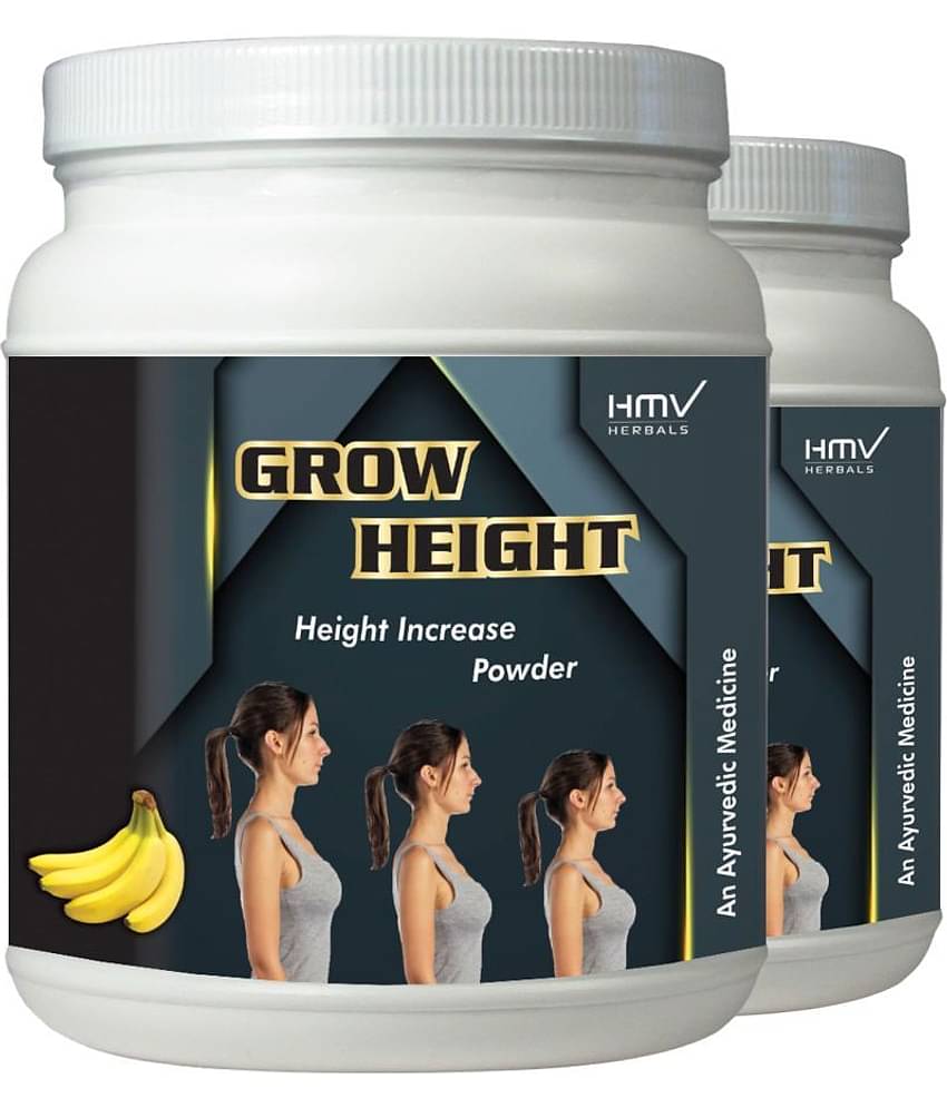 Hmv Herbals Grow Height Herbal Height Increase Powder 200 Gm Pack of 2