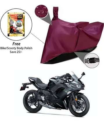 EGAL Bike Body Cover for Kawasaki ( Pack of 1 ) , Maroon