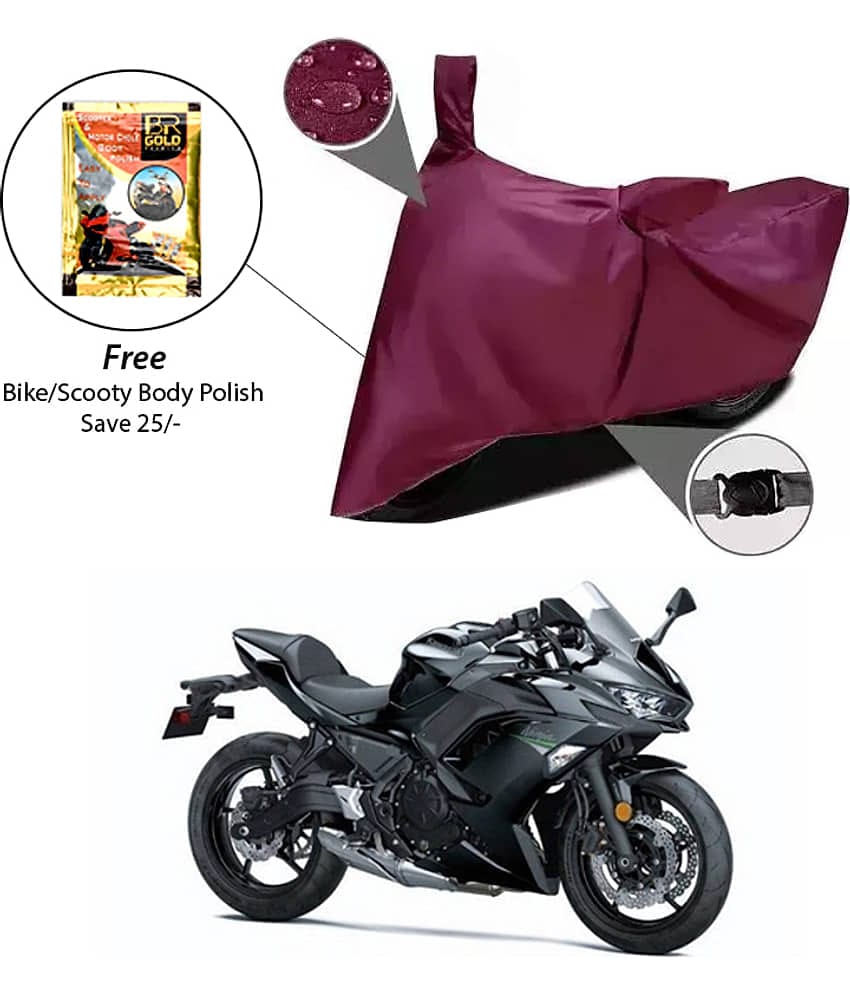 EGAL Bike Body Cover for Kawasaki ( Pack of 1 ) , Maroon