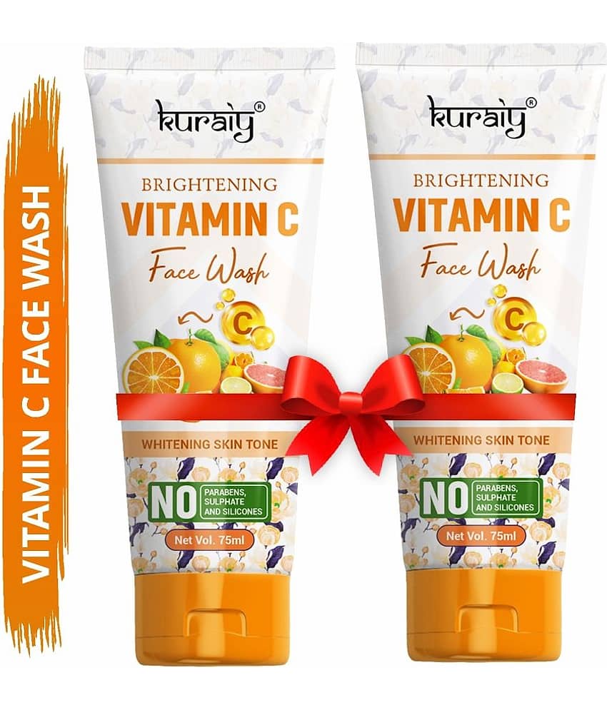 KURAIY Face Wash Soothing Clear Calming Facial Cleanser 75 ml pack of 2