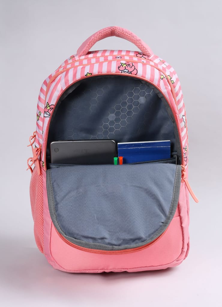 PB Pearlbags Polyester Water Resistant Casual Backpack With Laptop Sleeve For School,college & Office For Boys and Girls,Men & Women