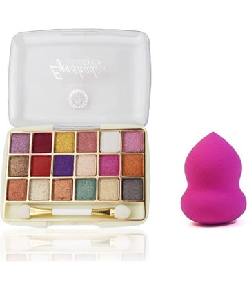 Colors Queen ES-18 Brilliant Eye Shadow Palette Pack of 2 12