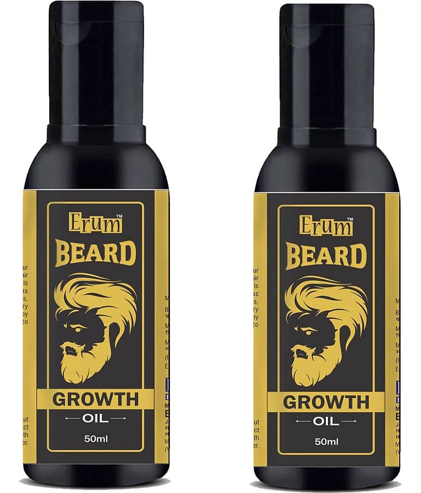 erum - 50mL Promotes Beard Growth Beard Oil ( Pack of 2 )