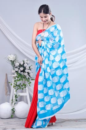 Cotton 92*80 Mulmul Saree
