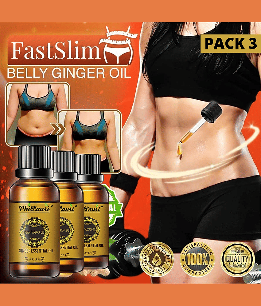 Phillauri Stretch Mark Oil, Stretch Marks Scar Removal Oil Shaping & Firming Oil 90 mL Pack of 3