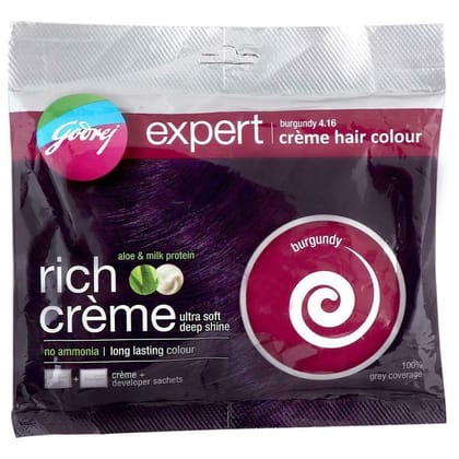 Godrej Expert 4.16 Burgundy Cream Hair Colour 20 Ml