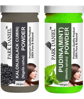 Park Daniel    Kalonji     & Pudina(Mint)  Powder Hair Mask 200 g Pack of 2