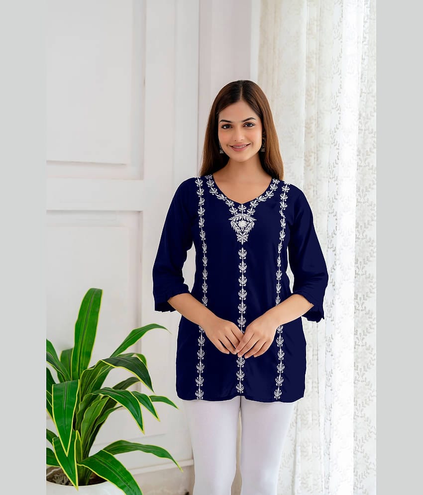 Rayon Short Kurti For Women (Pack of 1)