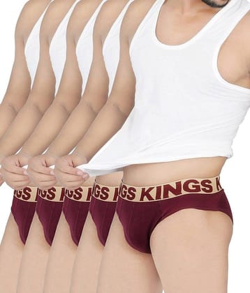 HAP Pack of 5 Cotton Sleeveless vest For Men ( White )