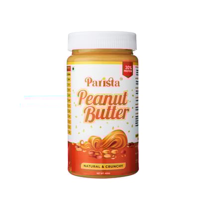 Natural Peanut Butter Crunchy 400 Gm Gluten Free | High Protien | Vegan