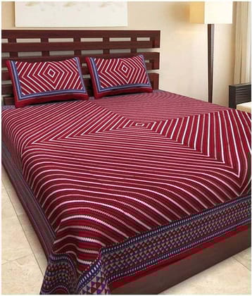 Bombay Spreads Cotton King Bedsheet ( Multi )