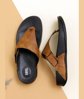 Big Fox - Tan Men's Leather Slipper