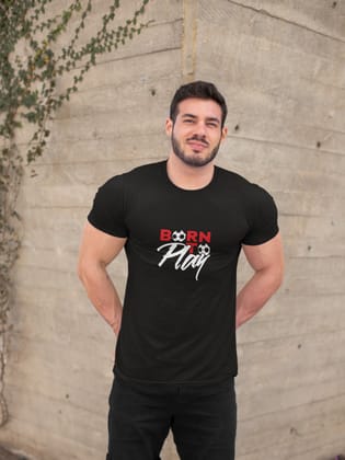 Born to play- Regualr Print Tshirt(M)