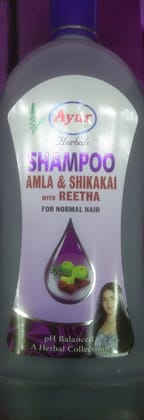 Ayur shampoo amla & shi kaka I 1 ltr