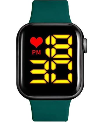 Renaissance Traders - Green Silicon Digital Men's Watch