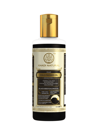 Khadi Natural Pure Black Seed Kalonji Cold Pressed Oil - 100% Natural - 100ml Sale