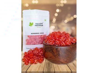Valleys Premium Kashmiri Dried Roseberries  - 400 Gram