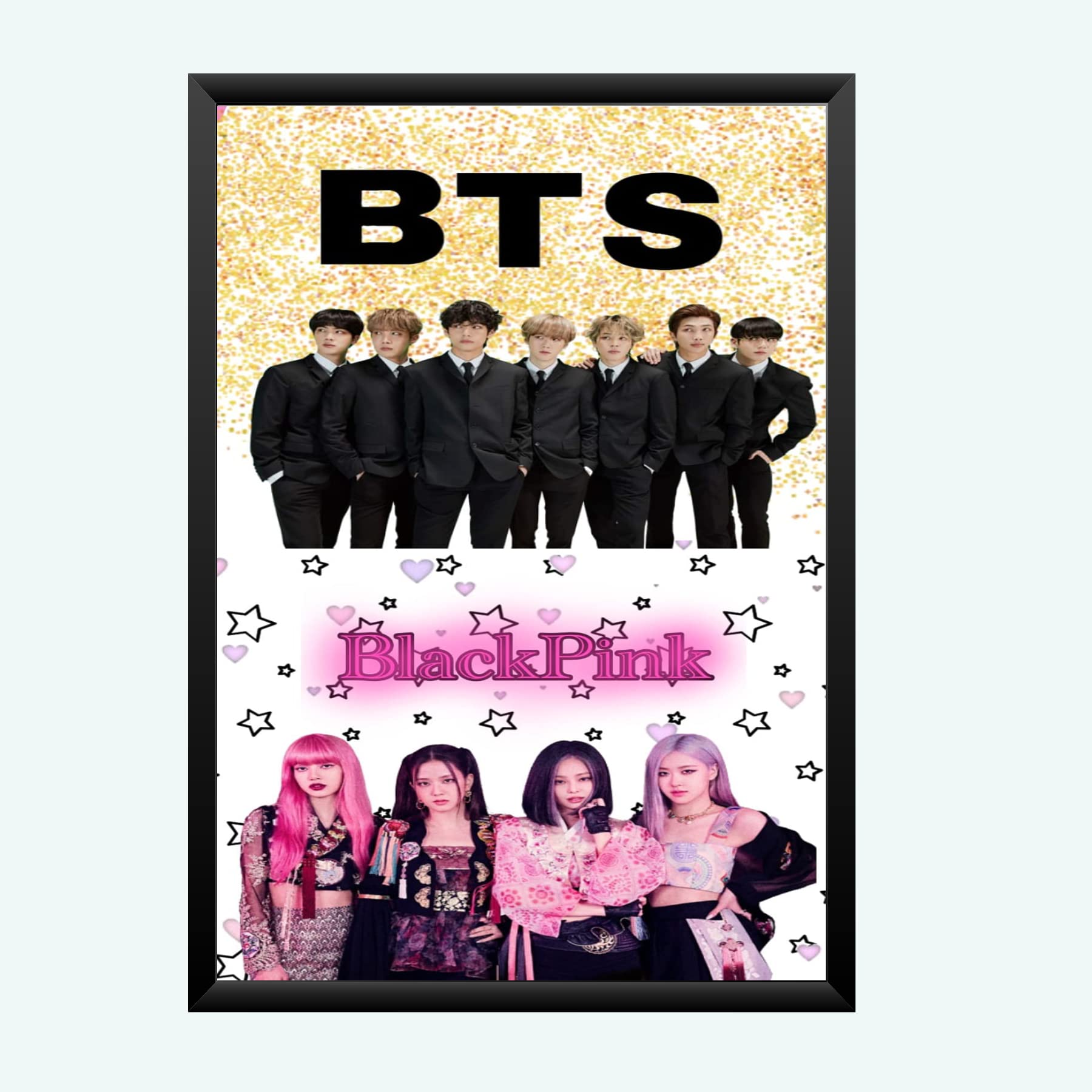 Nokkes Bts Army Bangtan Boy V suga J-Hope Jungkook Jin Jimin Rm 8X12 Inch Size Photo Frame Photo Home Office_bts2_54