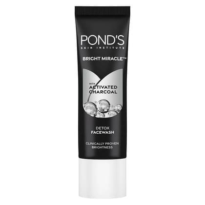 POND'S BRIGHT MIRACLEâ„¢ FACEWASH WITH ACTIVATED CHARCOAL, 15 g
