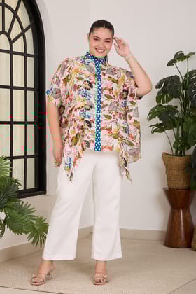 BLUEPOLKA one-size shirt-Multicolour / One size / Viscose Bemberg