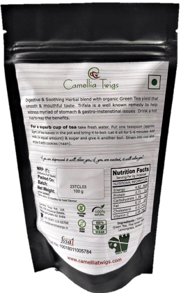 Camellia Twigs Himalayan Monk Triphala Green Tea | 100 G Loose Leaf Herbal Tea for Digestion | With Lemon Tulsi, Lemongrass, Aniseed & Darjeeling Green Tea | Ayurvedic Wellness Blend Pack Of 2 Camellia Twigs Himalayan Monk Triphala Green Tea | 100 G Loose Leaf Herbal Tea for Digestion | With Lemon Tulsi, Lemongrass, Aniseed & Darjeeling Green Tea | Ayurvedic Wellness Blend Pack Of 2