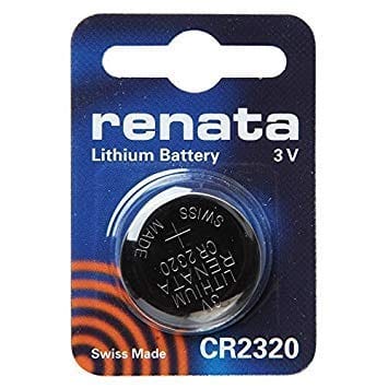 renata CR2320 Cell Coin Button Lithium Battery 3V Tag Watch Key x1 Made in Swiss