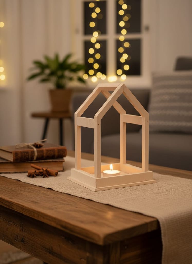 Dbeautify's MDF House-Frame Lantern