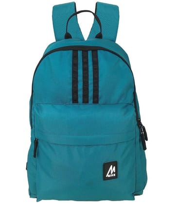 MIKE 20 Ltrs Blue Polyester College Bag - Blue