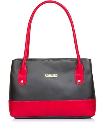 Fostelo - Black  PU Shoulder Bag