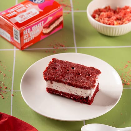 Red Velvet Ice Cream Pastry