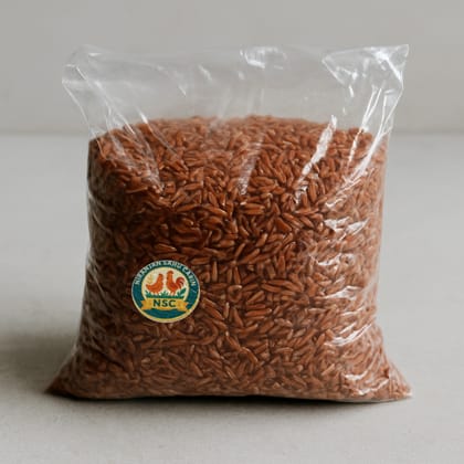 Niranjan Sahu Cabin's organic red rice