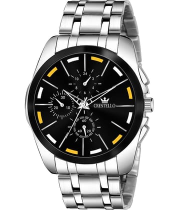 Crestello - Silver Metal Analog Men's Watch