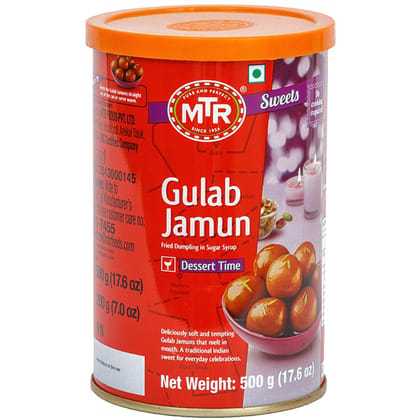 MTR Gulab Jamun, 500 gm - undefined