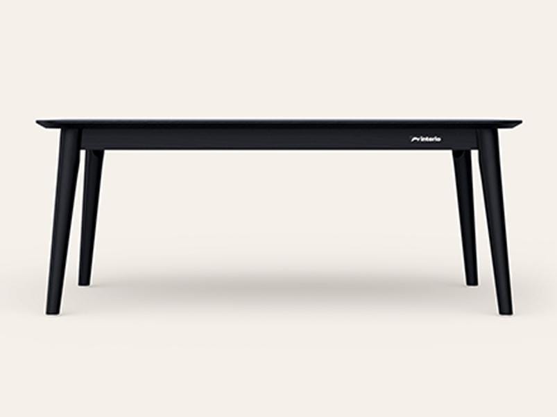 Frappe Solidwood Coffee Table - 1-Year Warranty, Black