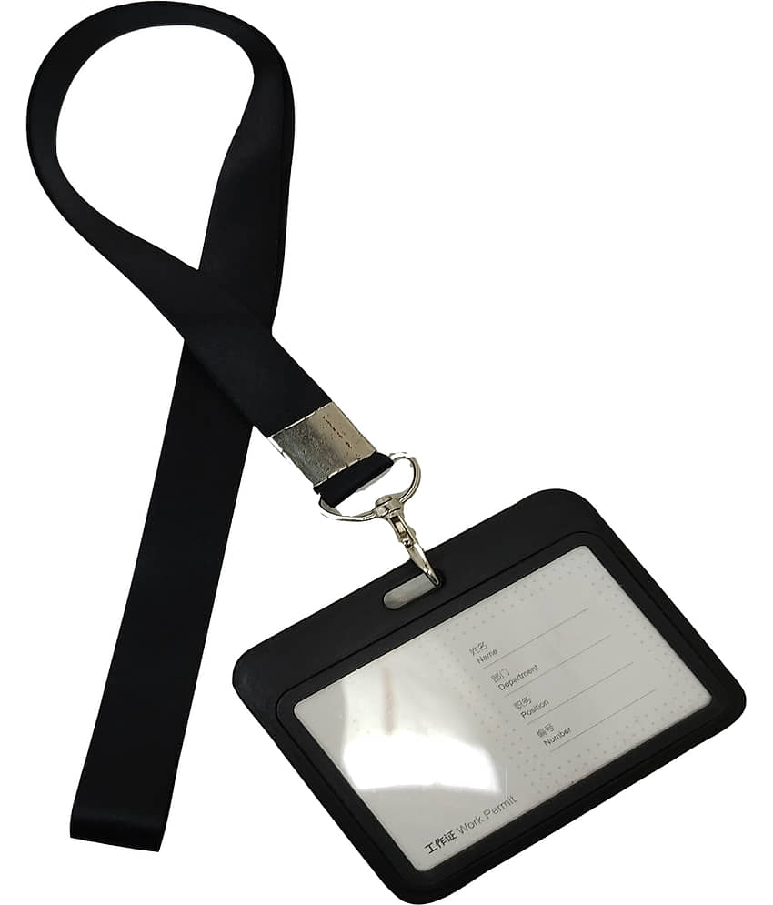 Dey 's stationery store - Plastic Card Holder ( Pack 1 )