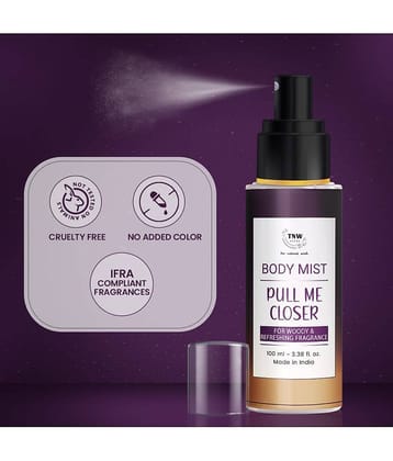 TNW - The Natural Wash Pull Me Closer Body Mist For Long Lasting Refreshing Fragrance, 100Ml
