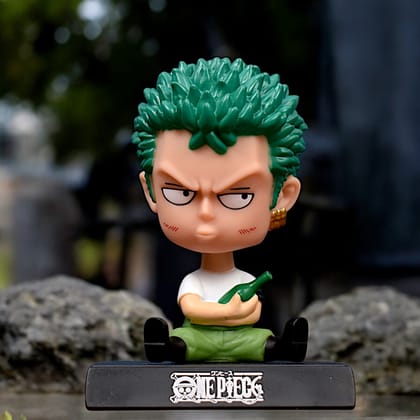 RORONOA ZORO BOBBLEHEAD/MOBILE HOLDER STAND - ONE PIECE