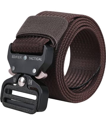Edifier - Brown Fabric Men's Casual Belt ( Pack of 1 )