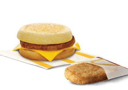 Sausage McMuffin + Hashbrown