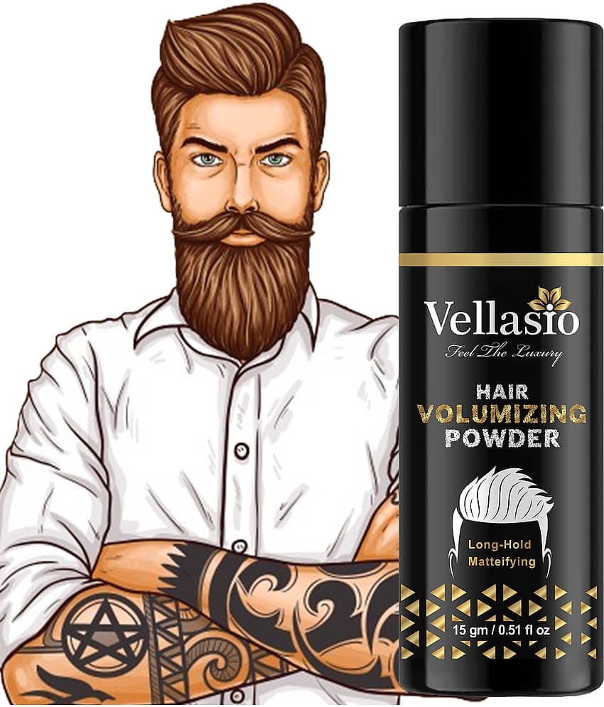 vellasio Volumizing Wax, Strong Hold, Matte Finish - Enhance Volume & Texture Hair Powder (15 g)