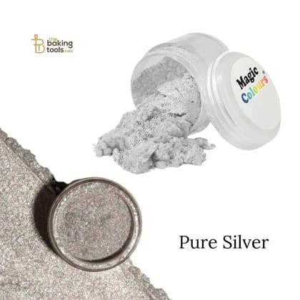 Magic Colours Edible Lustre - Pure Silver 10 ml